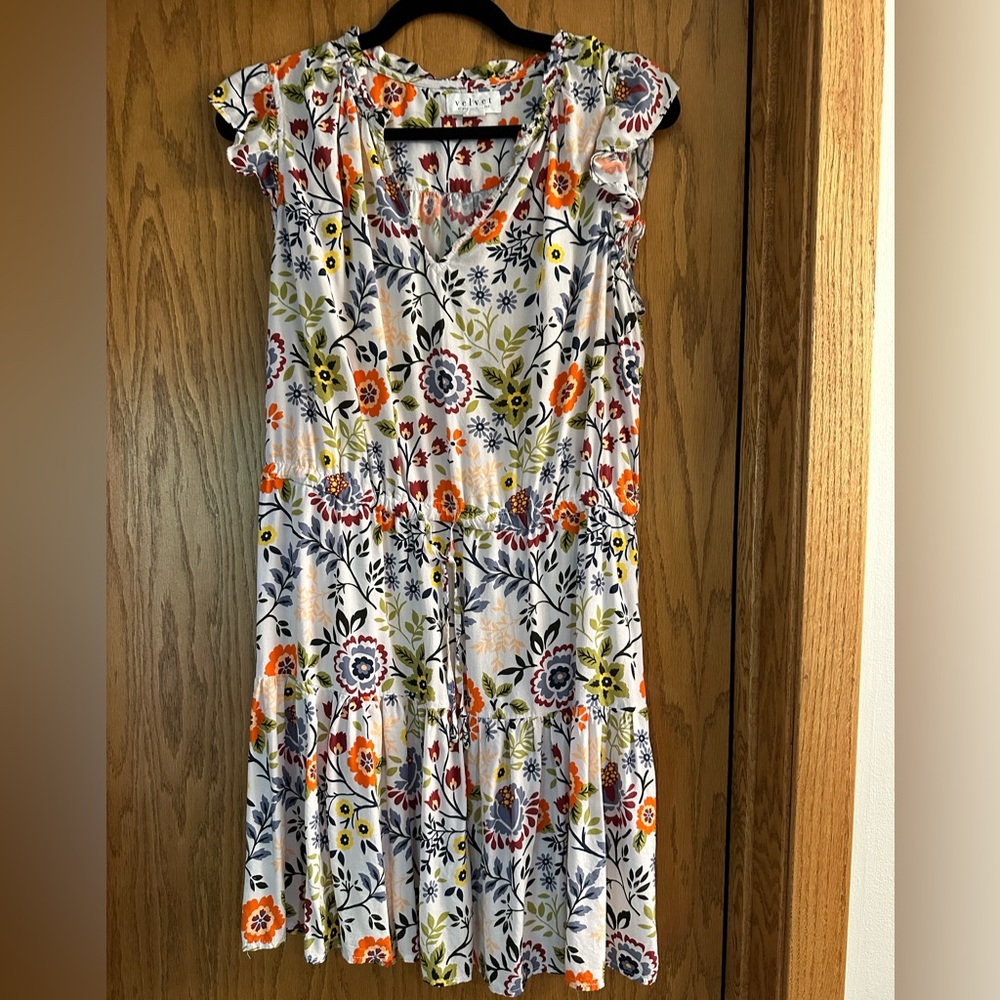 Floral Print Dress by Velvet
